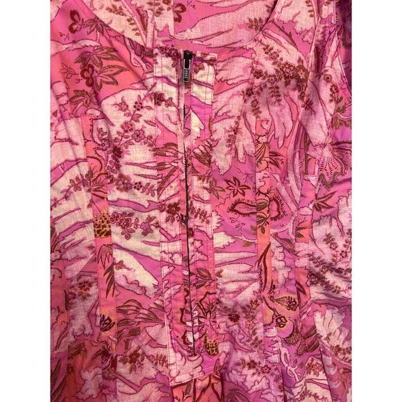 Ulla Johnson Maxi Dress Pink Floral Size 6 Pre Fall 2022 - Picture 7 of 8